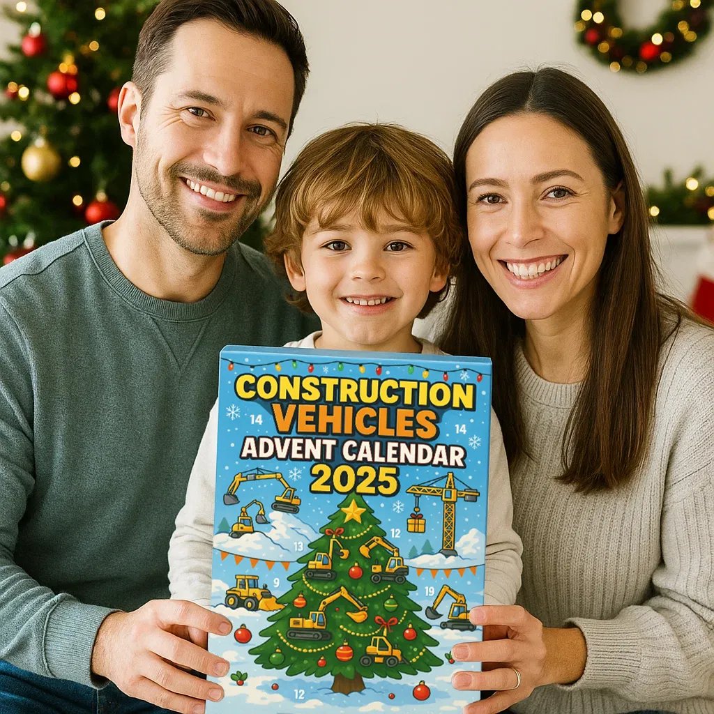 Calendrier de l'avent - Engins de chantier 2025