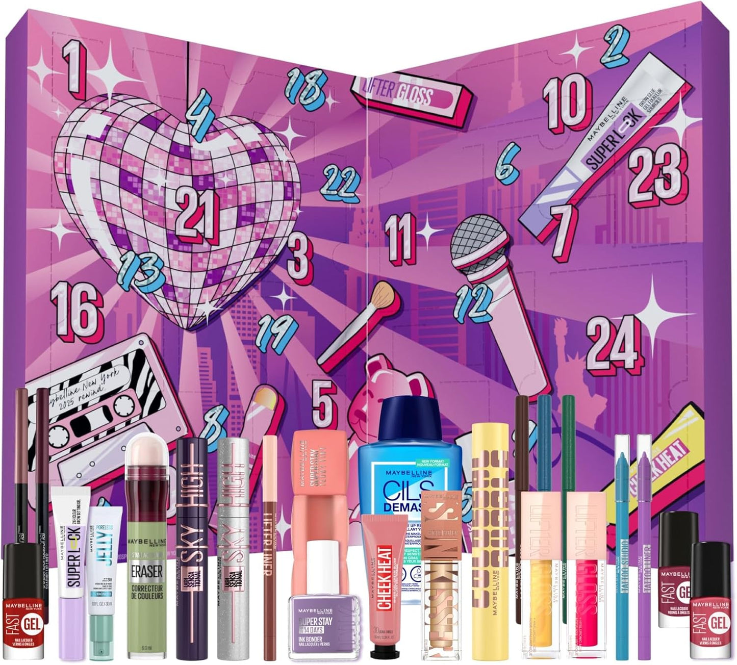 Calendrier de l'avent - Maybelline 2025