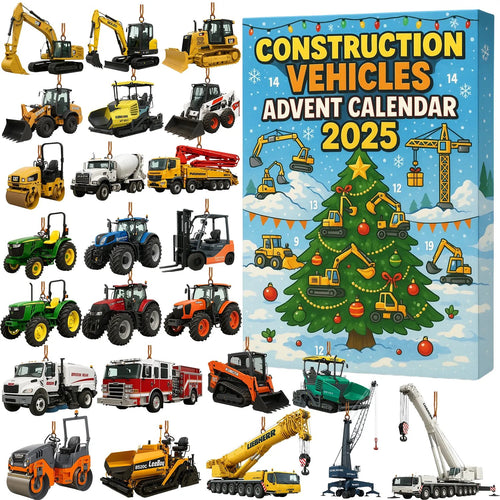 Calendrier de l'avent - Engins de chantier 2025