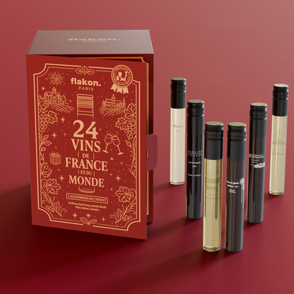 Calendrier de l'avent - Flakon 24 vins de France et du Monde